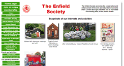 Desktop Screenshot of enfieldsociety.org.uk