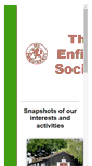 Mobile Screenshot of enfieldsociety.org.uk